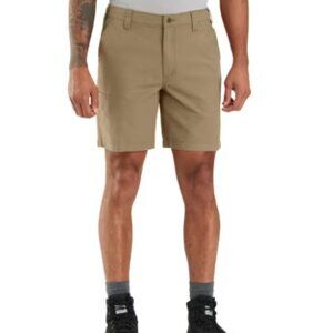 Carhartt Work Shorts Rugged Flex Relaxed-Fit Canvas Short for Men